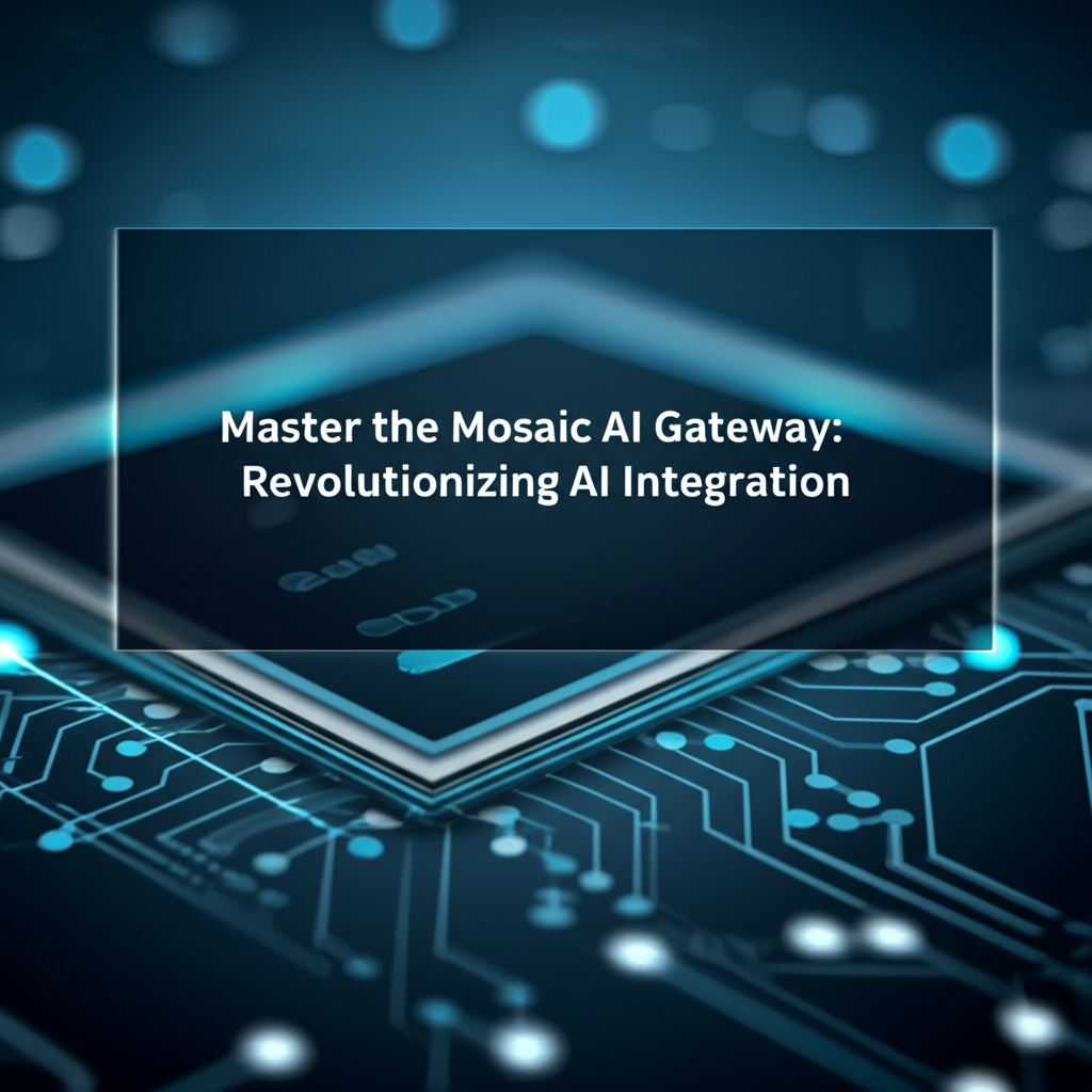 Master the Mosaic AI Gateway: Revolutionizing AI Integration