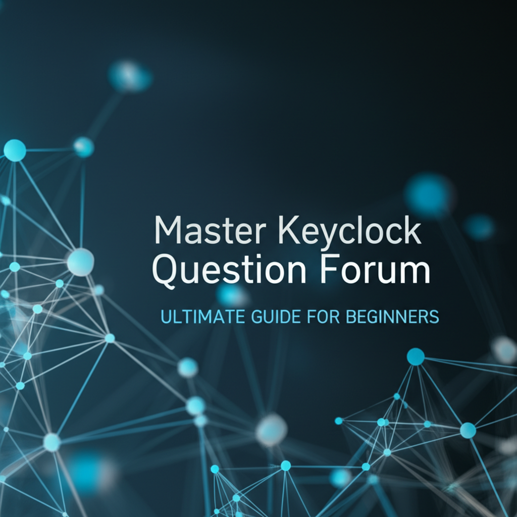 Master Keycloak Question Forum: Ultimate Guide for Beginners