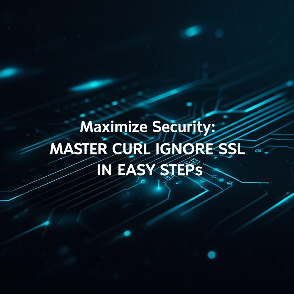 Maximize Security: Master Curl Ignore SSL in Easy Steps