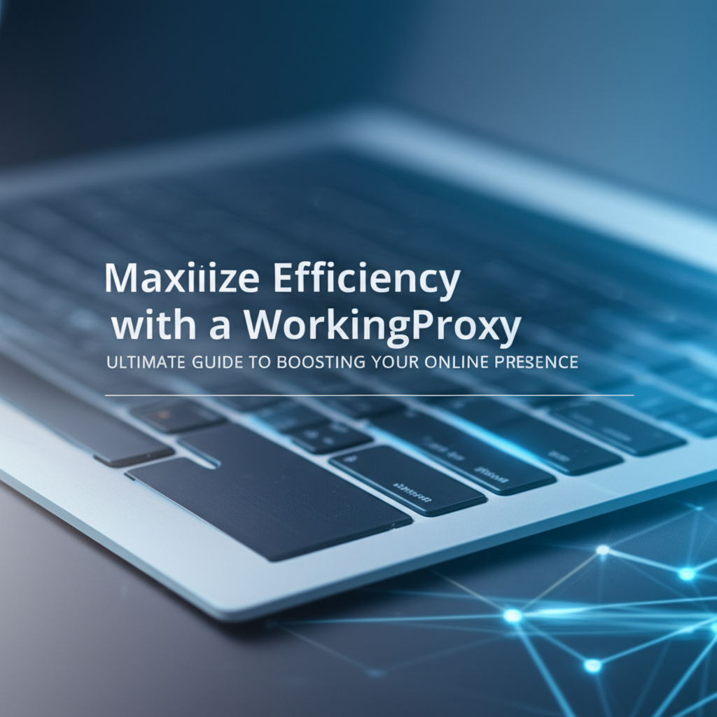 Maximize Efficiency with a WorkingProxy: Ultimate Guide to Boosting Your Online Presence