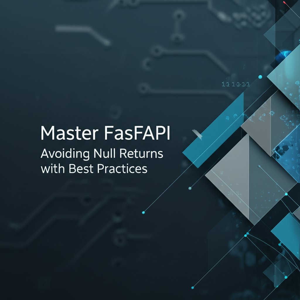 Master FastAPI: Avoiding Null Returns with Best Practices