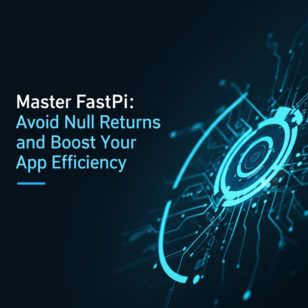 Master FastAPI: Avoid Null Returns and Boost Your App Efficiency