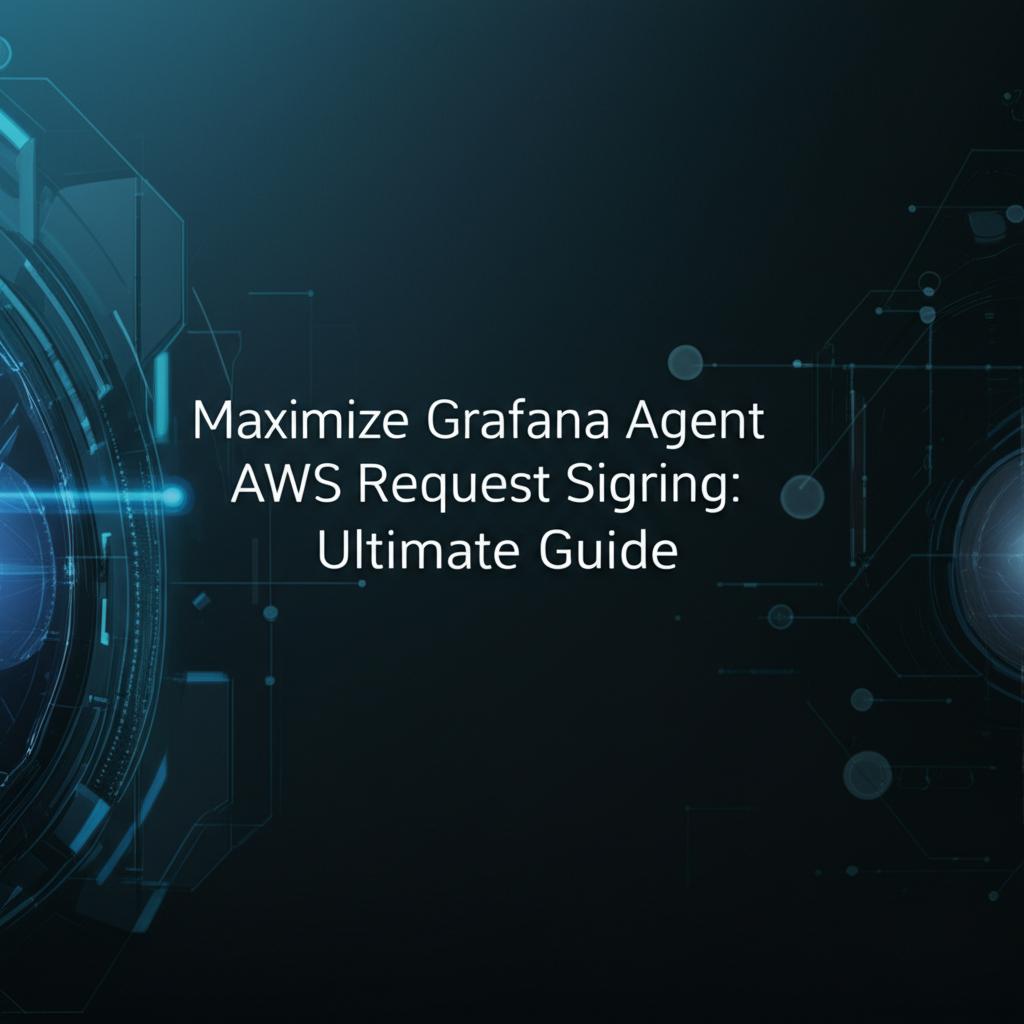 Maximize Grafana Agent AWS Request Signing: Ultimate Guide