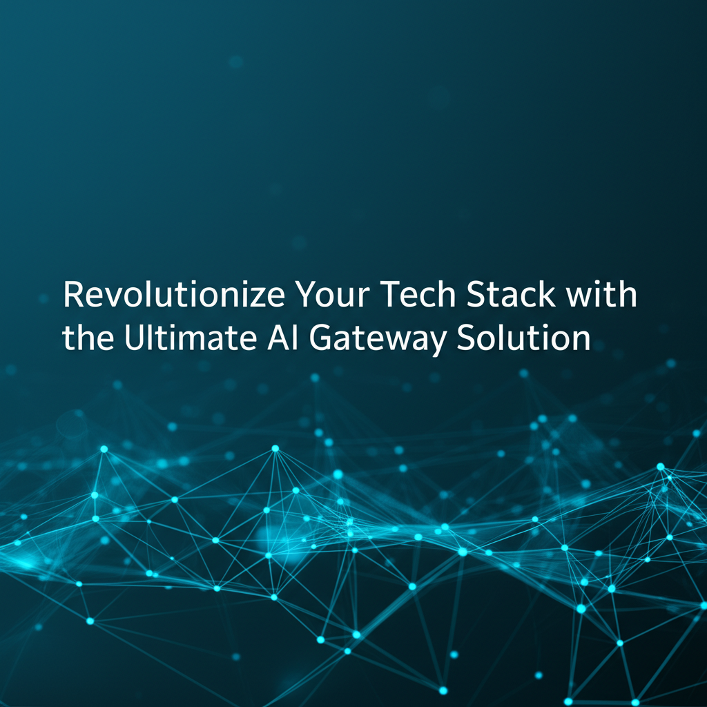 Revolutionize Your Tech Stack with the Ultimate AI Gateway Solution