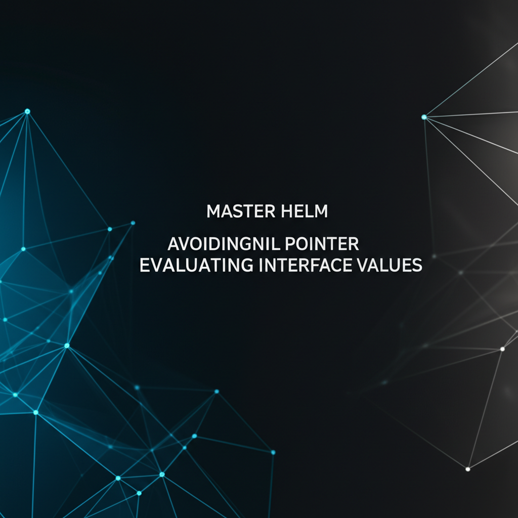 Master Helm: AvoidingNil Pointer Evaluating Interface Values