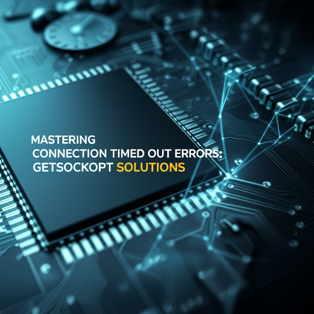 Mastering Connection Timed Out Errors: Getsockopt Solutions