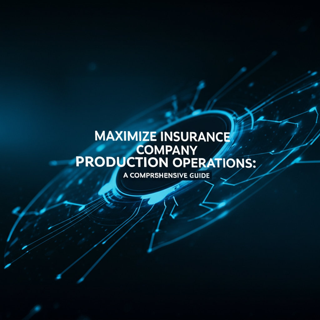 Maximize Insurance Company Production Operations: A Comprehensive Guide