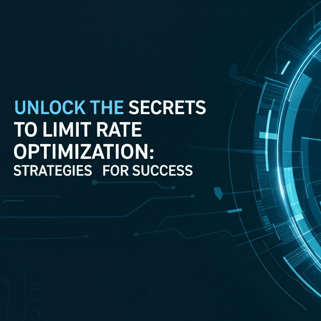 Unlock the Secrets to Limit Rate Optimization: Strategies for Success