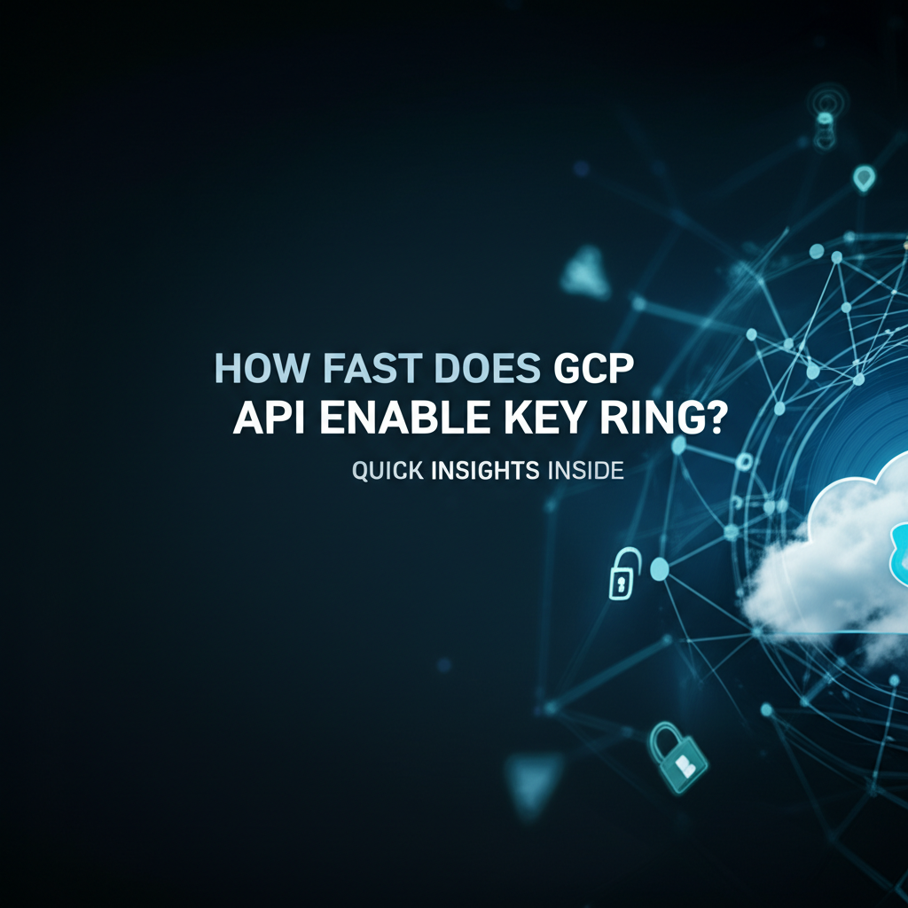 How Fast Does GCP API Enable Key Ring? Quick Insights Inside