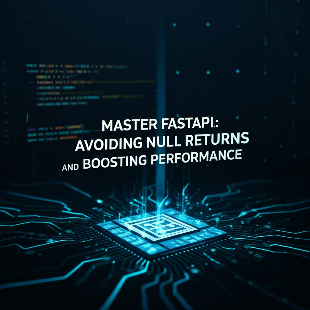 Master FastAPI: Avoiding Null Returns and Boosting Performance