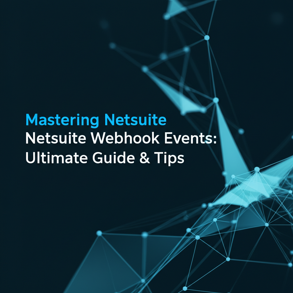 Mastering Netsuite Webhook Events: Ultimate Guide & Tips