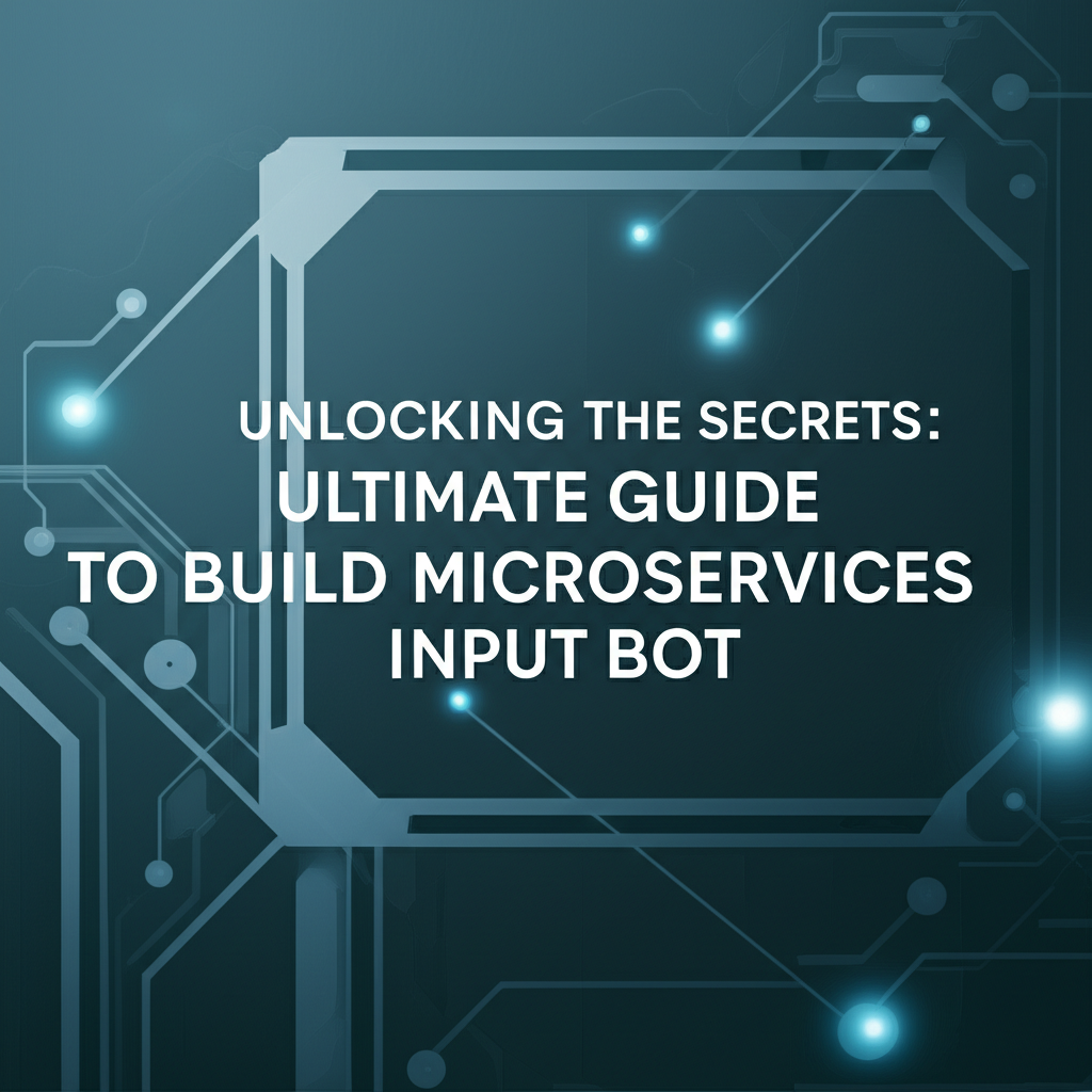 Unlocking the Secrets: Ultimate Guide to Build Microservices Input Bot