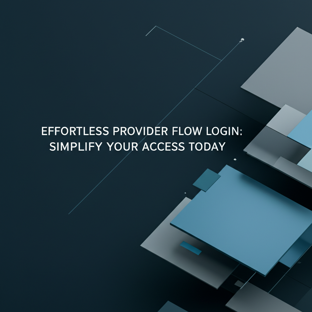 Effortless Provider Flow Login: Simplify Your Access Today