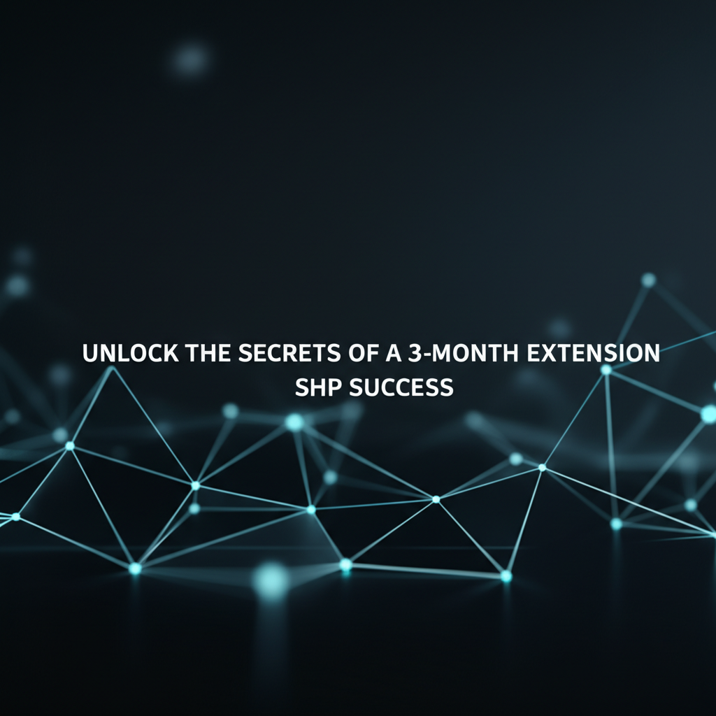 Unlock the Secrets of a 3-Month Extension SHP Success