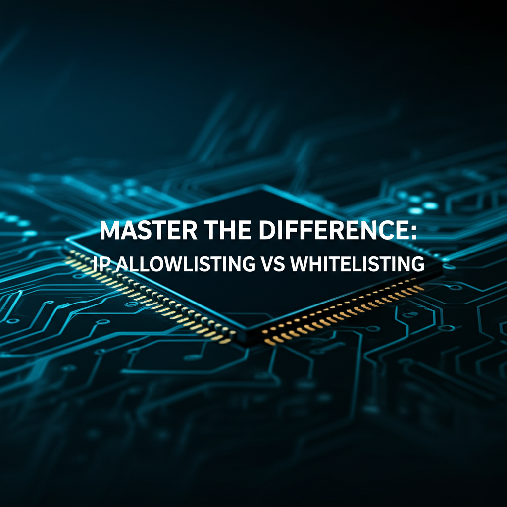 Master the Difference: IP Allowlisting vs Whitelisting