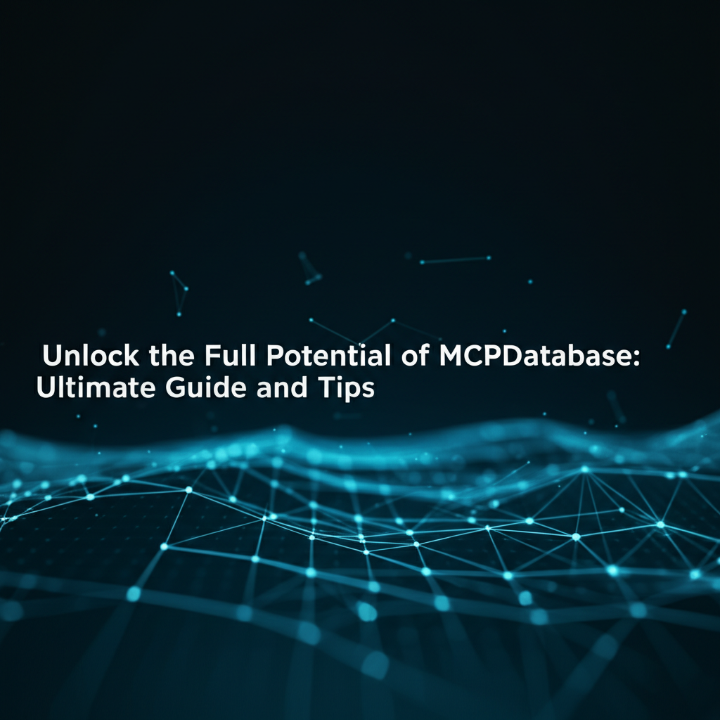 Unlock the Full Potential of MCPDatabase: Ultimate Guide and Tips