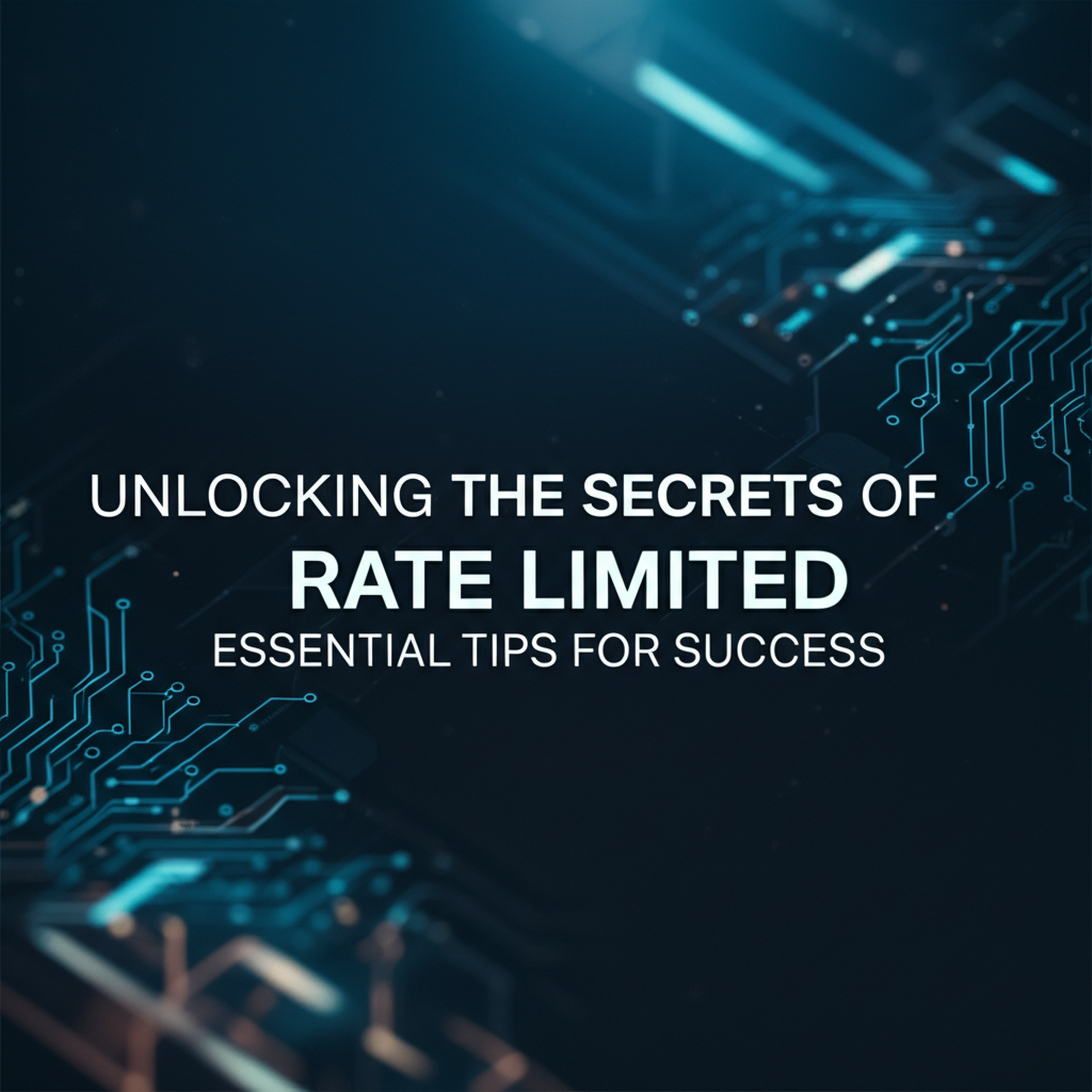 Unlocking the Secrets of Rate Limited: Essential Tips for Success