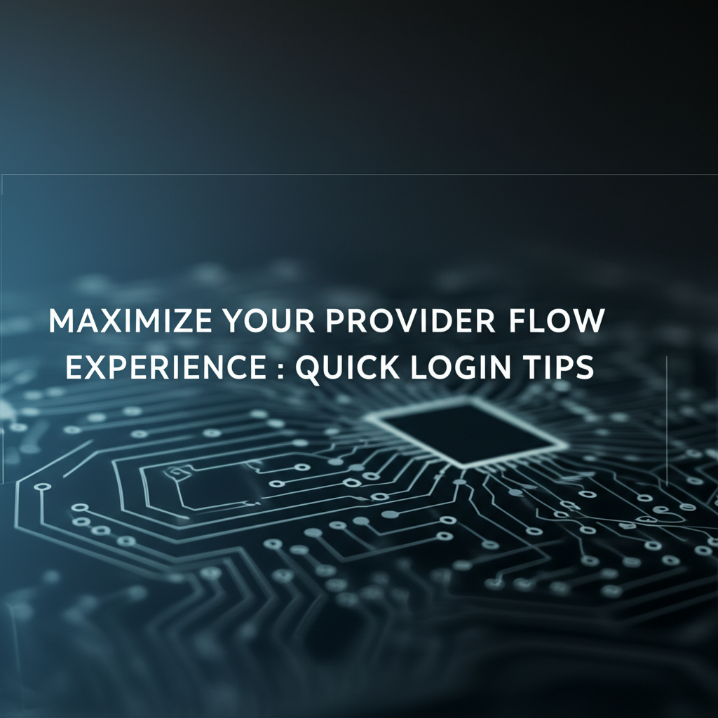 Maximize Your Provider Flow Experience: Quick Login Tips