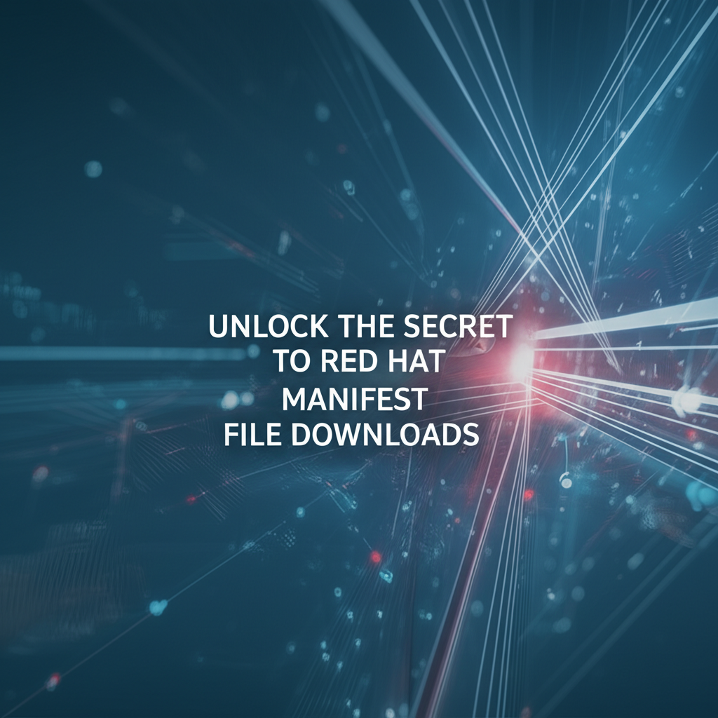 Unlock the Secret to Red Hat Manifest File Downloads