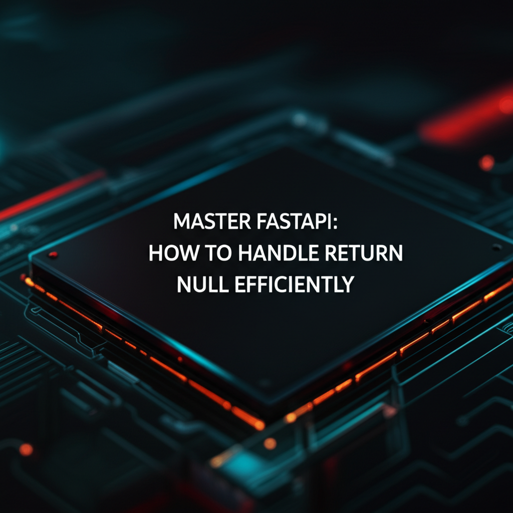Master FastAPI: How to Handle Return Null Efficiently