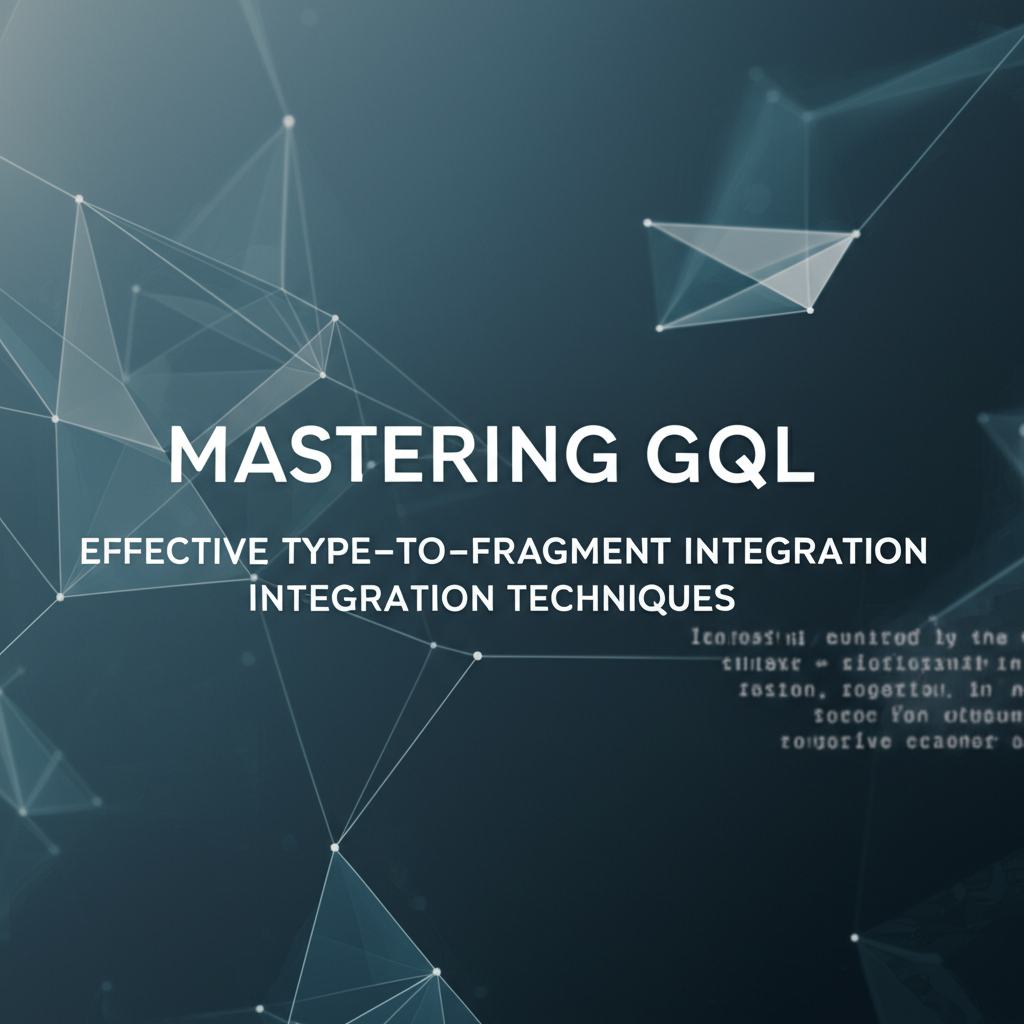 Mastering GQL: Effective Type-to-Fragment Integration Techniques