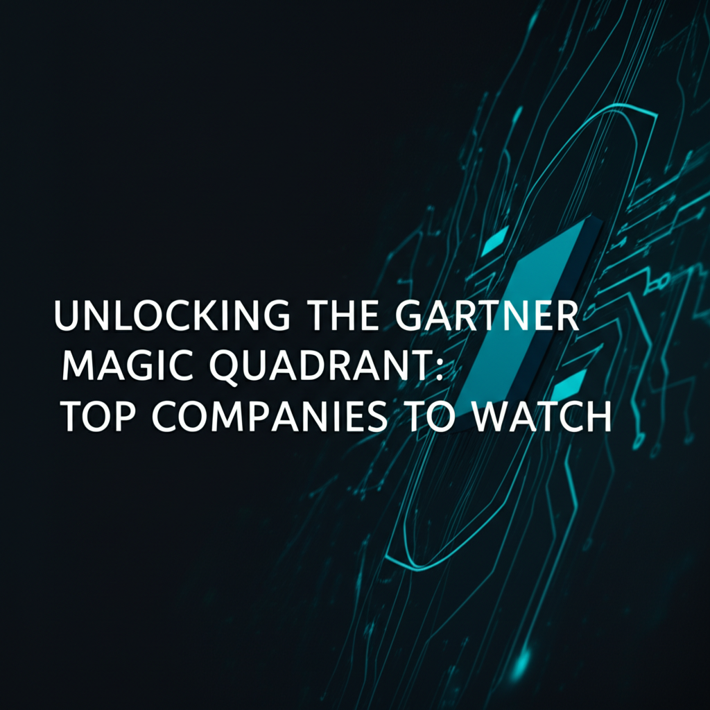 Unlocking the Gartner Magic Quadrant: Top Companies to Watch