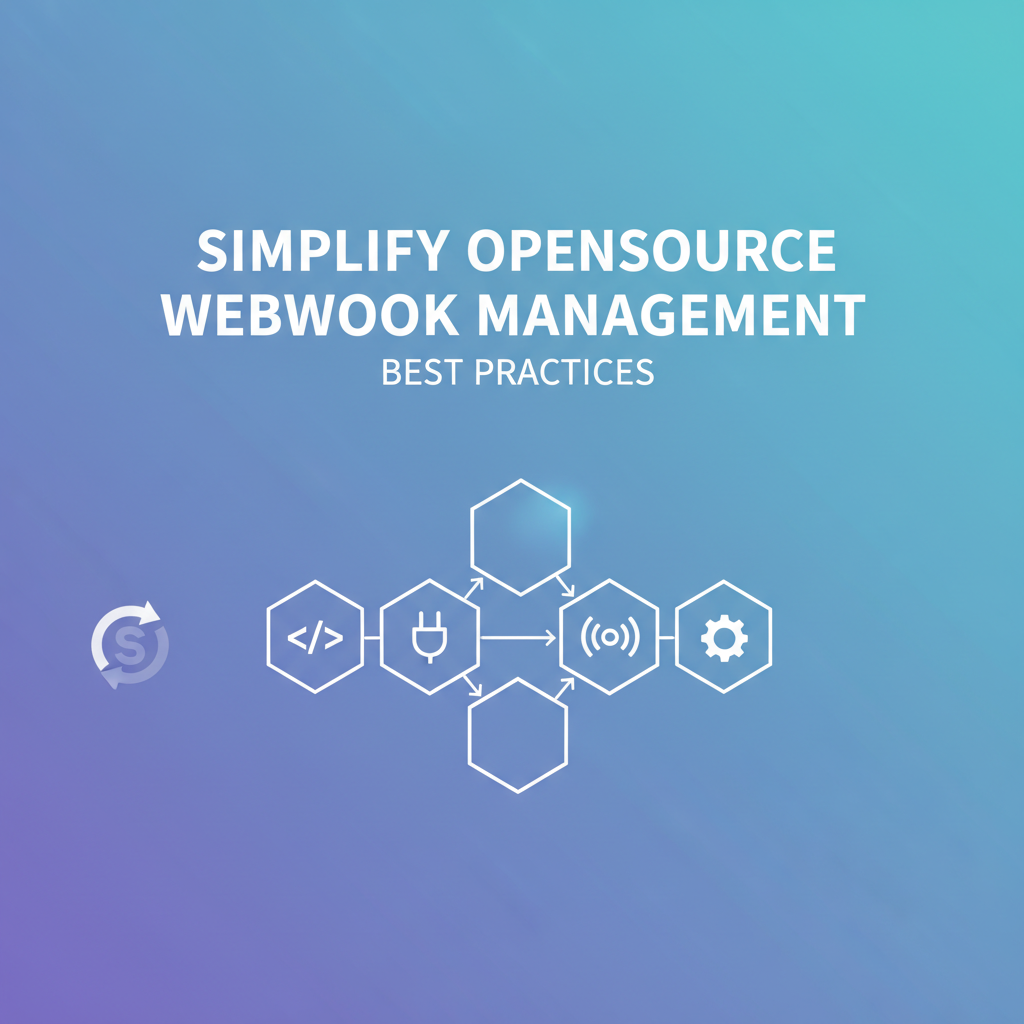 Simplify Opensource Webhook Management: Best Practices
