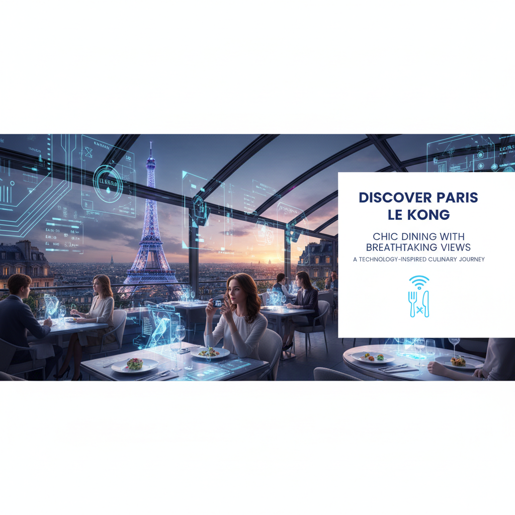 Discover Paris Le Kong: Chic Dining with Breathtaking Views