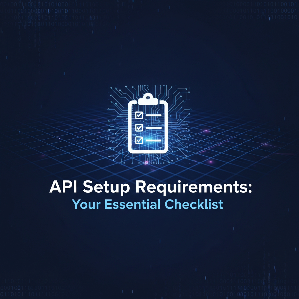 API Setup Requirements: Your Essential Checklist