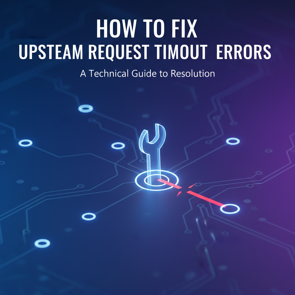 How to Fix Upstream Request Timeout Errors