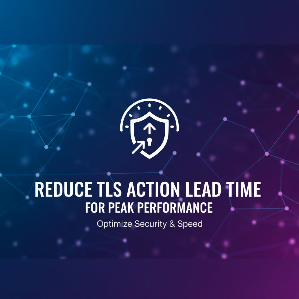 Reduce TLS Action Lead Time for Peak Performance