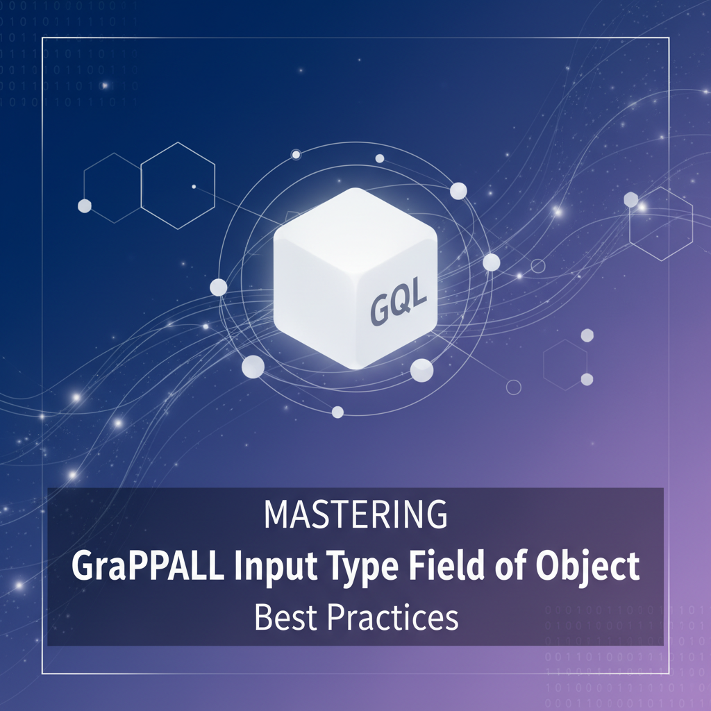 Mastering GraphQL Input Type Field of Object Best Practices