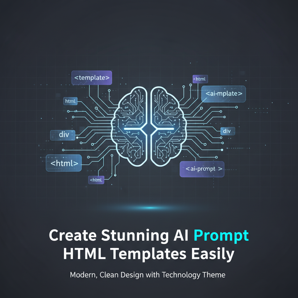 Create Stunning AI Prompt HTML Templates Easily