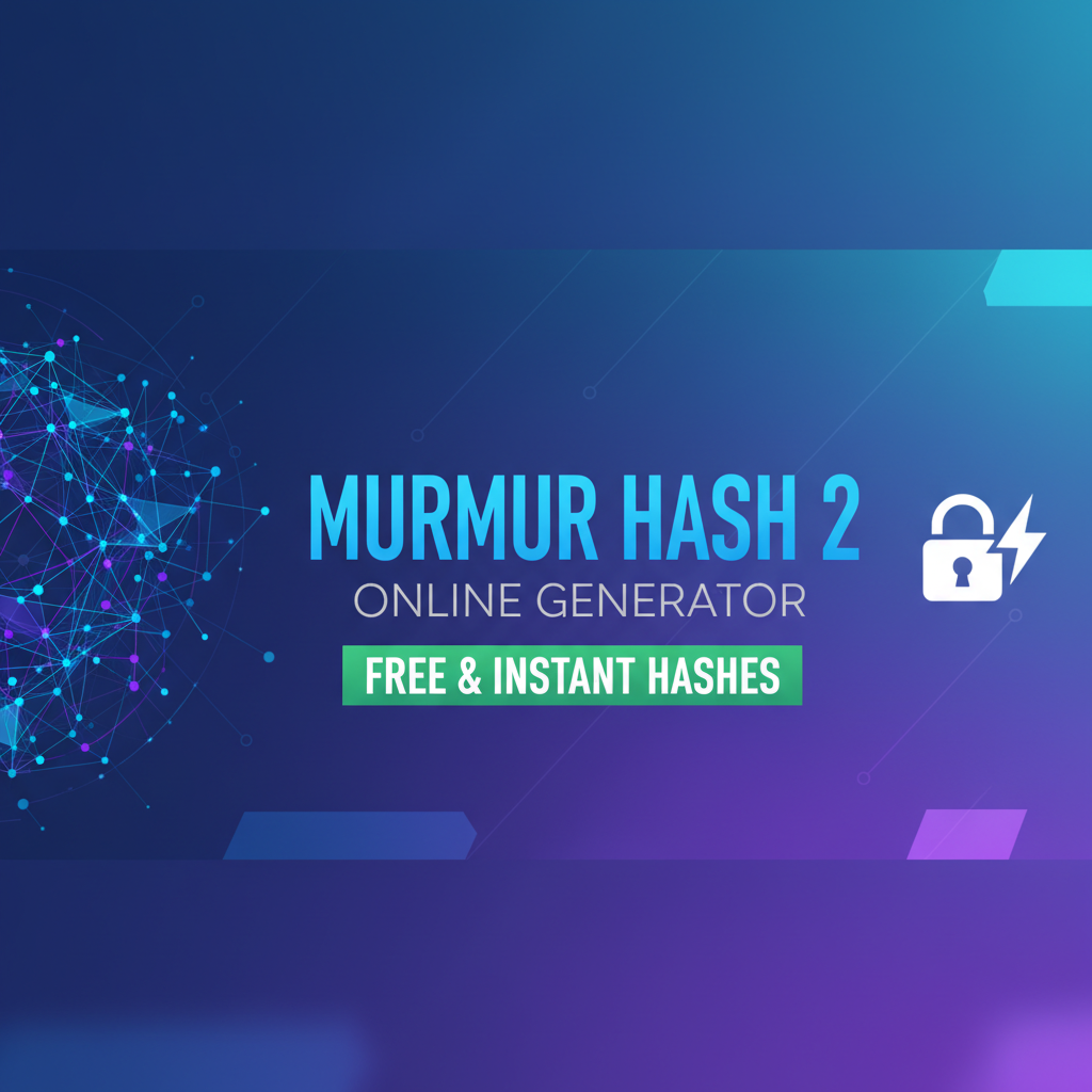 Murmur Hash 2 Online Generator: Free & Instant Hashes