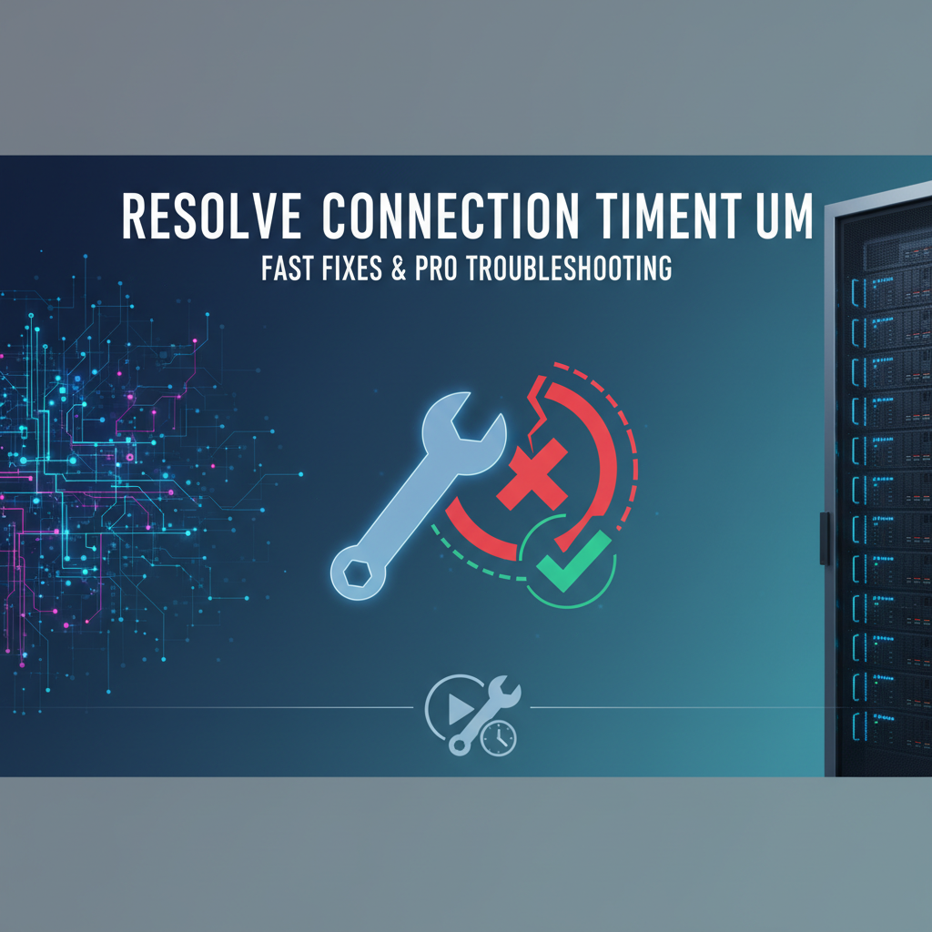 Resolve Connection Timeout: Fast Fixes & Pro Troubleshooting