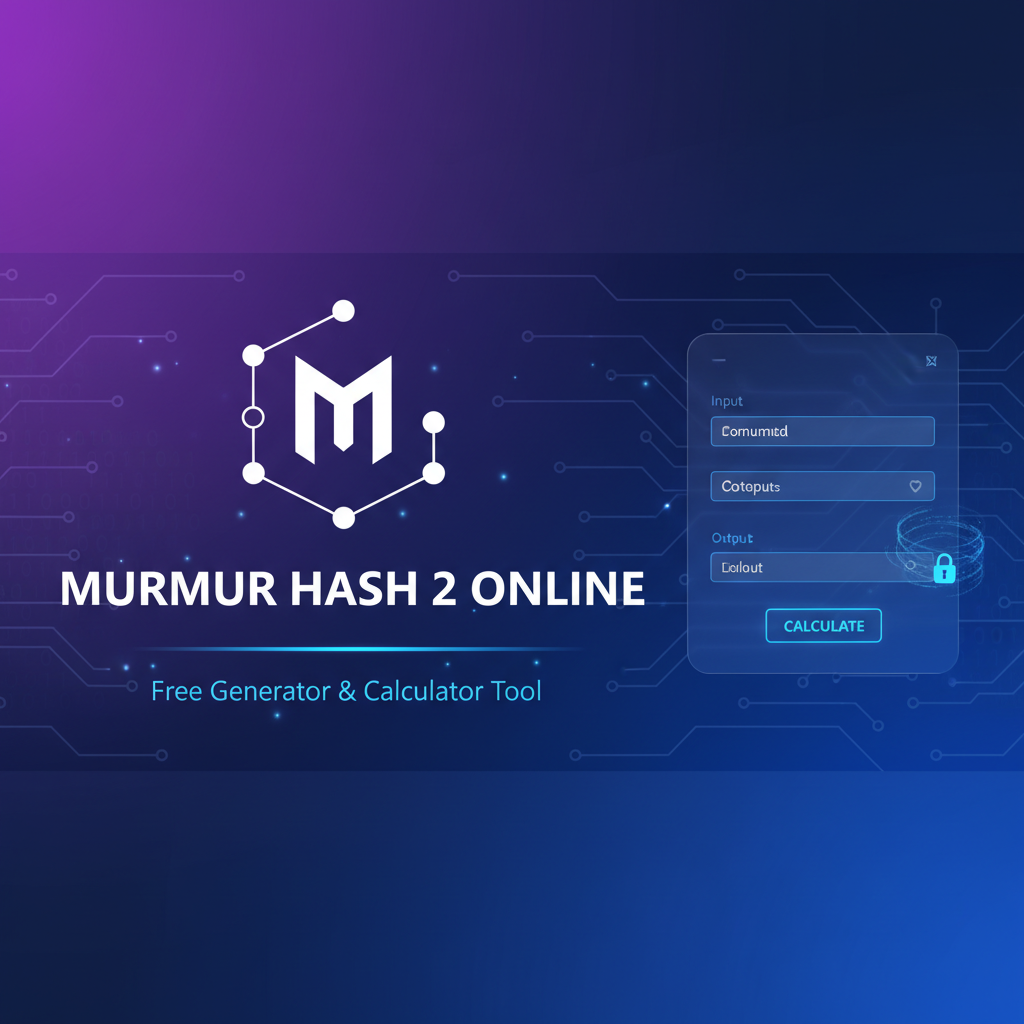 Murmur Hash 2 Online: Free Generator & Calculator Tool