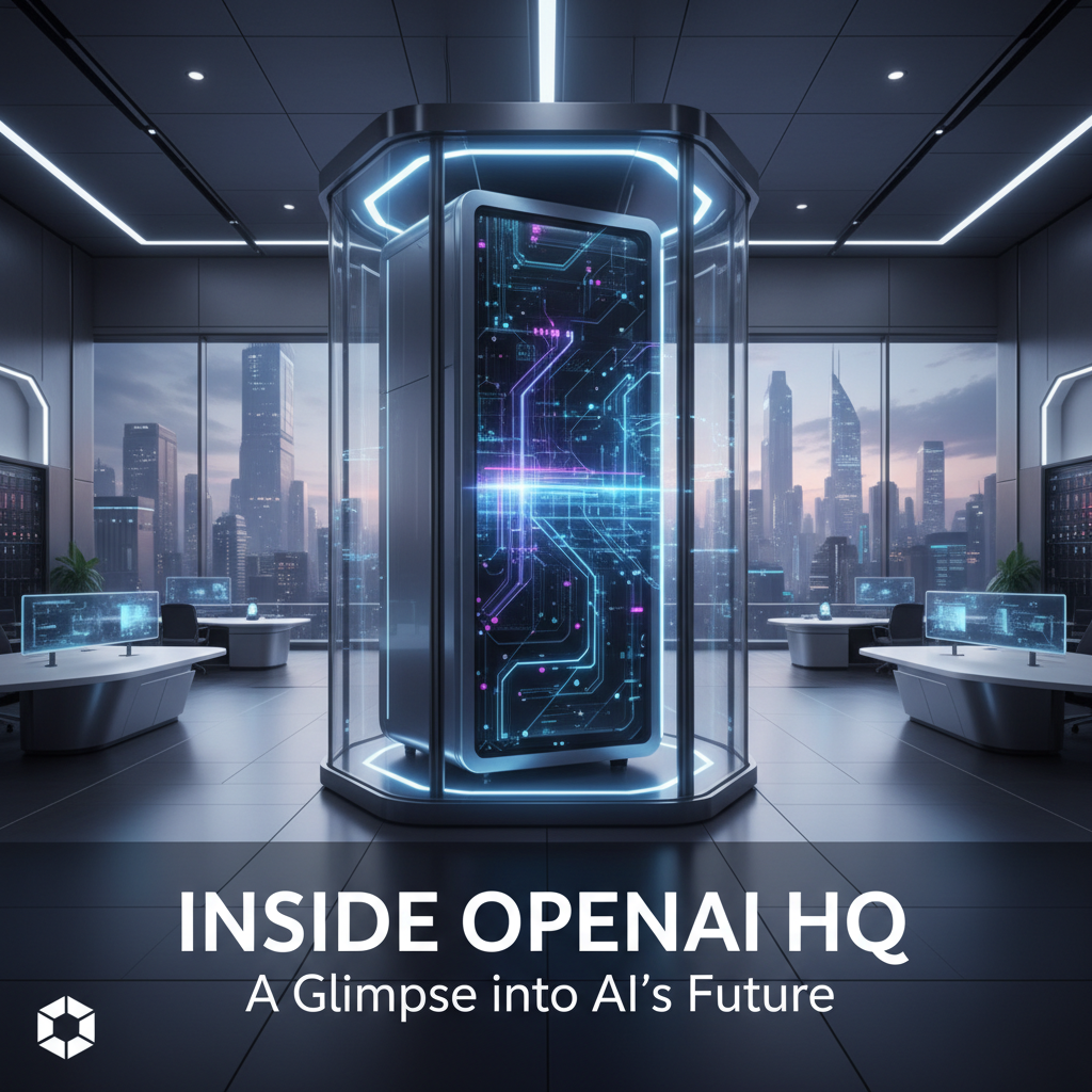 Inside OpenAI HQ: A Glimpse into AI's Future