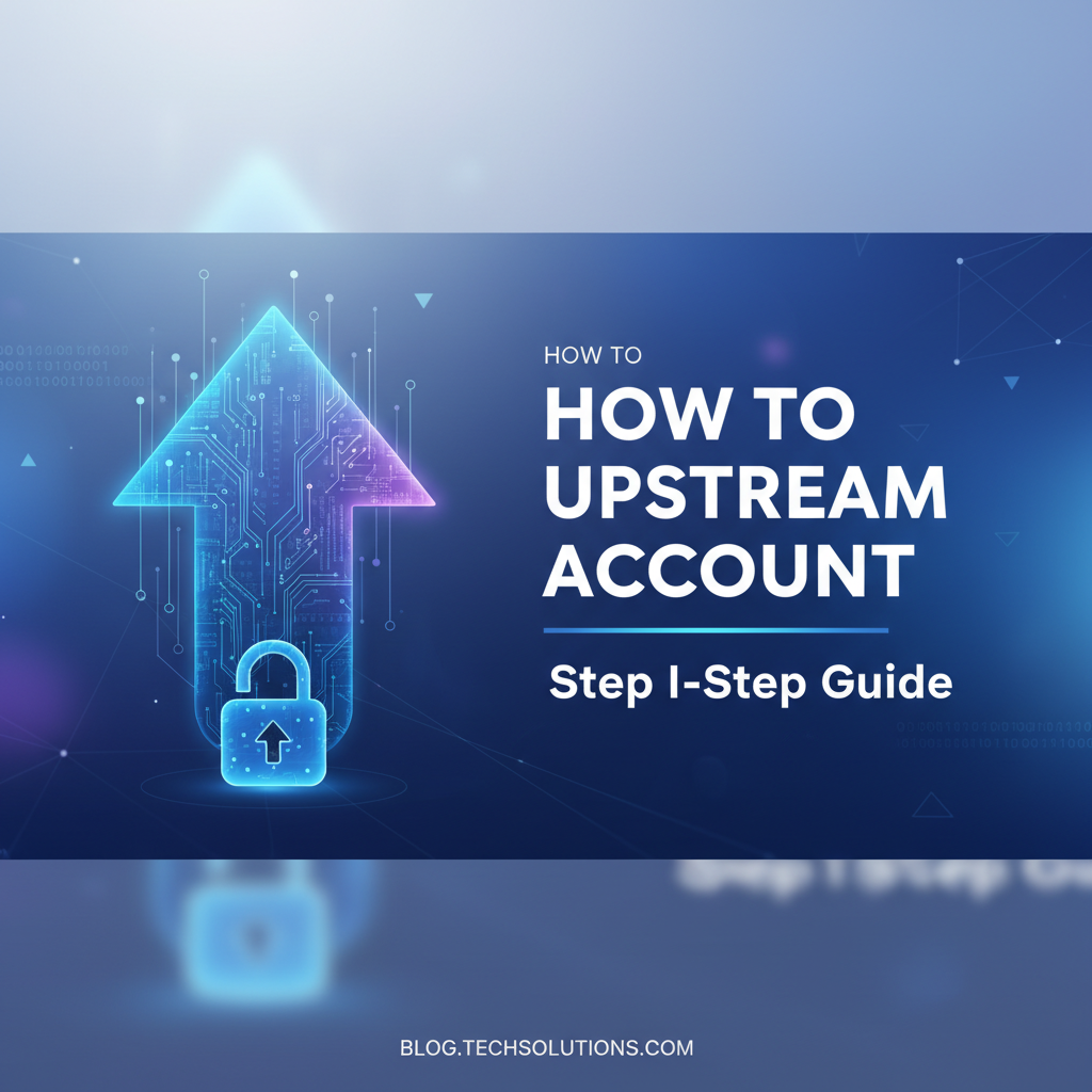 How to Upstrem Upgrade Account: Step-by-Step Guide