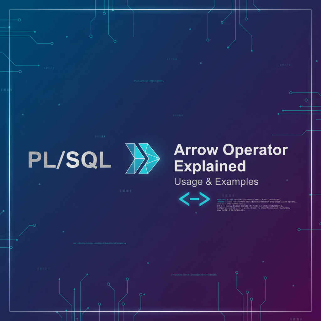PL/SQL Arrow Operator Explained: Usage & Examples