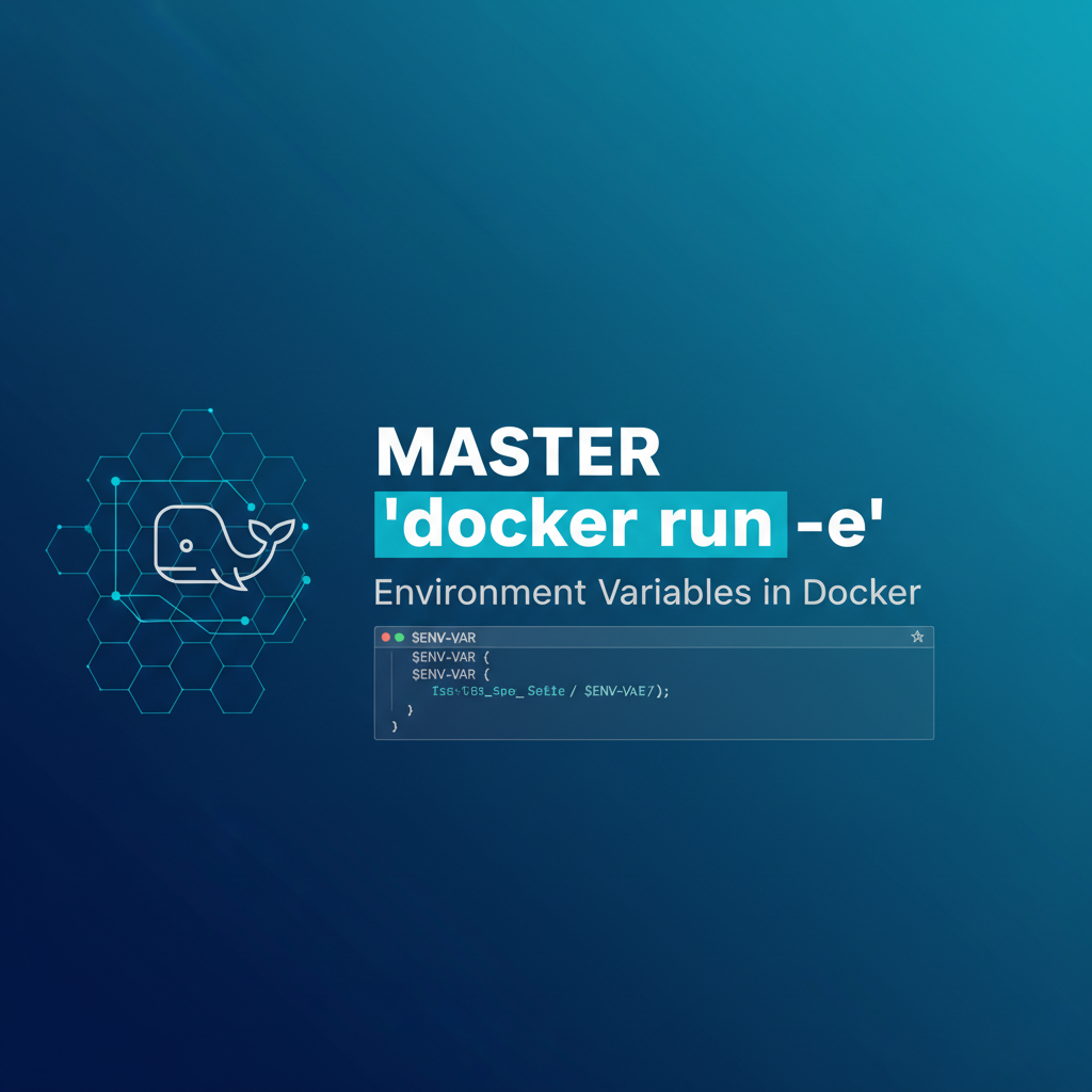 Master `docker run -e`: Environment Variables in Docker