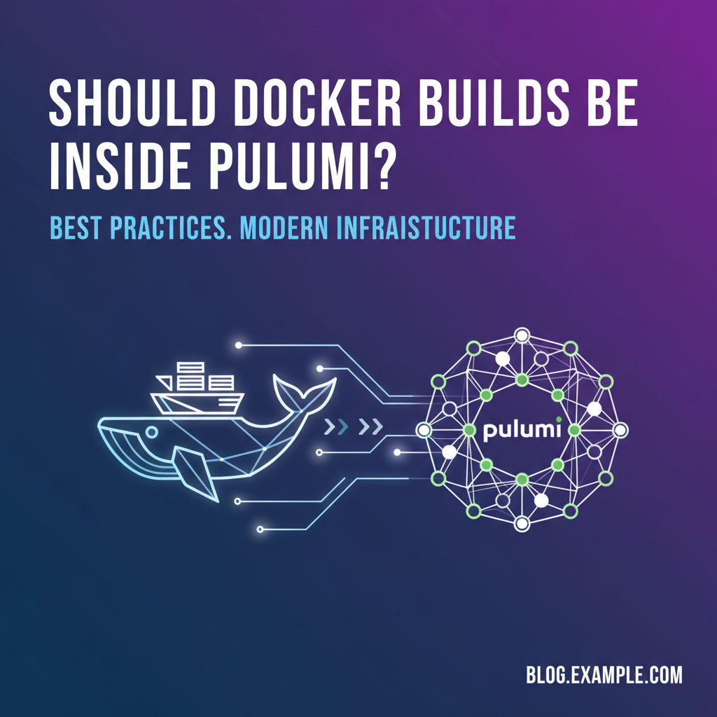 Should Docker Builds Be Inside Pulumi? Best Practices