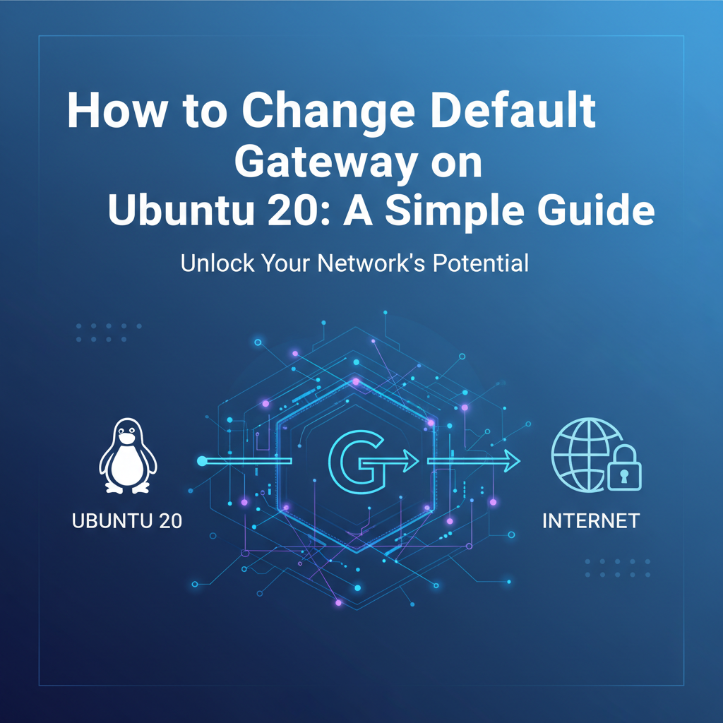 How to Change Default Gateway on Ubuntu 20: A Simple Guide