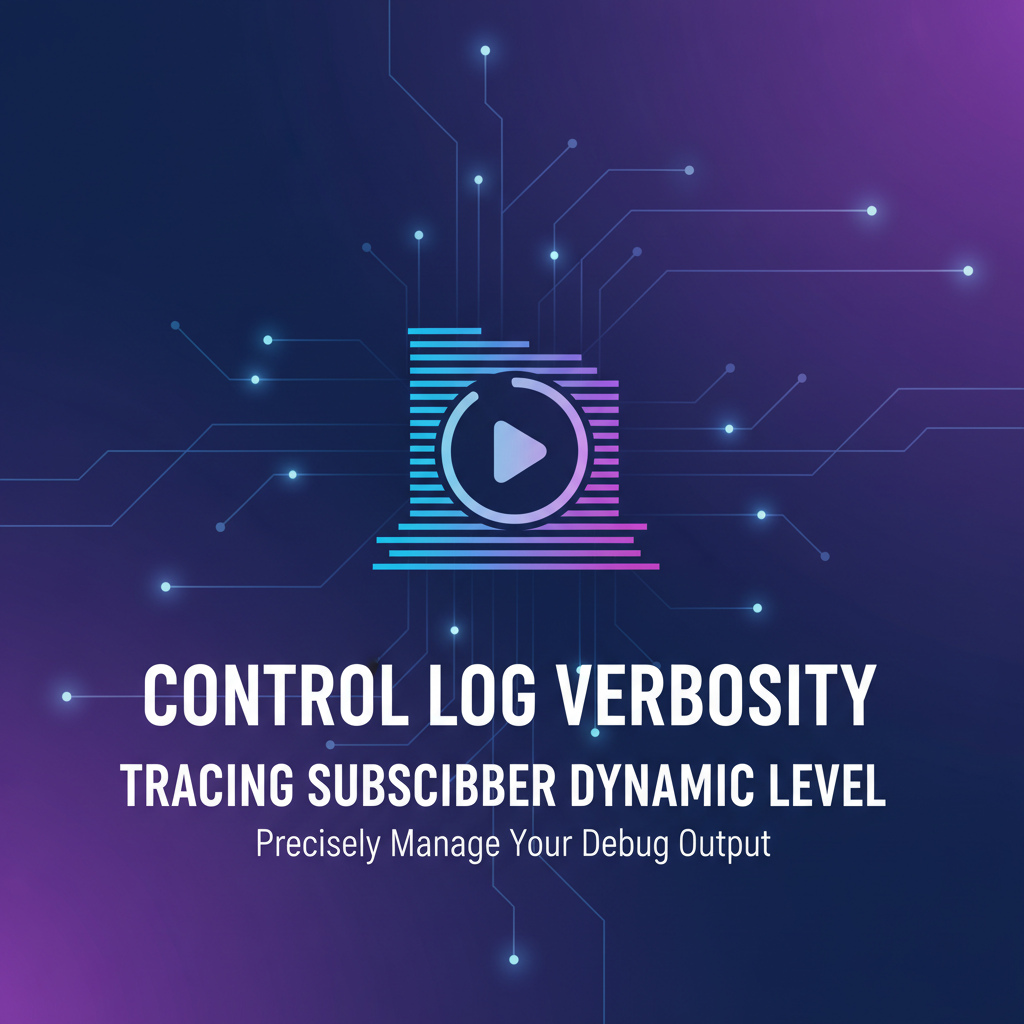 Control Log Verbosity with Tracing Subscriber Dynamic Level