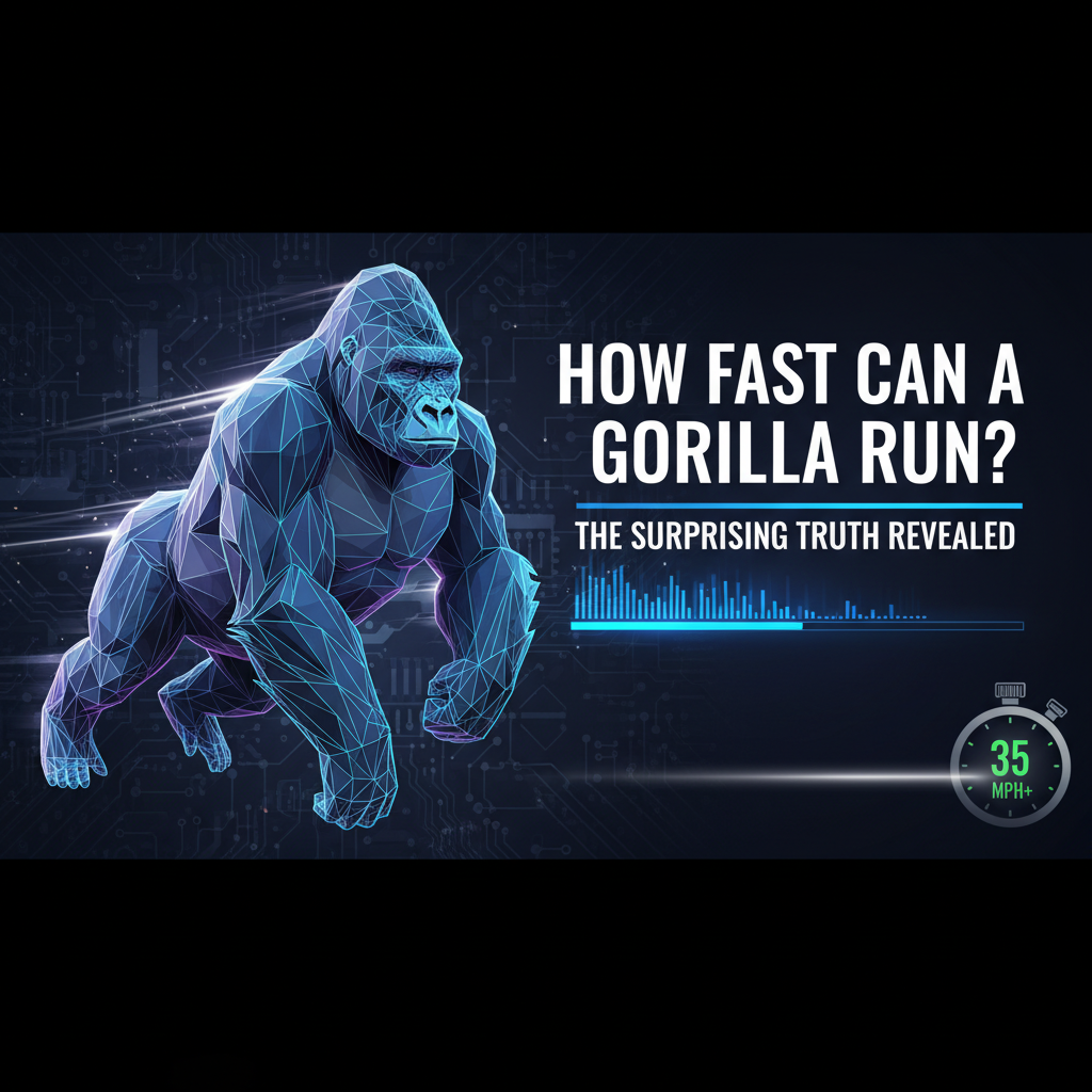 How Fast Can a Gorilla Run? The Surprising Truth Revealed