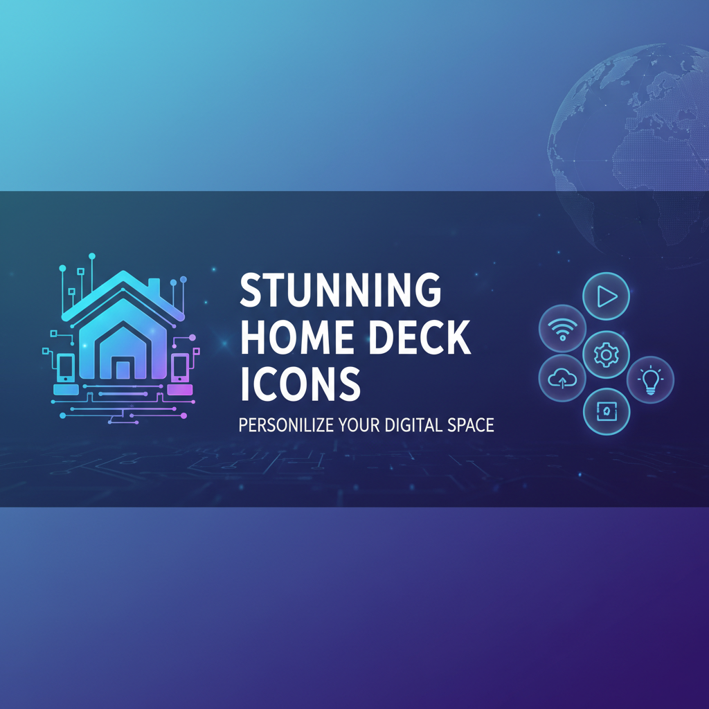 Stunning Home Deck Icons: Personalize Your Digital Space