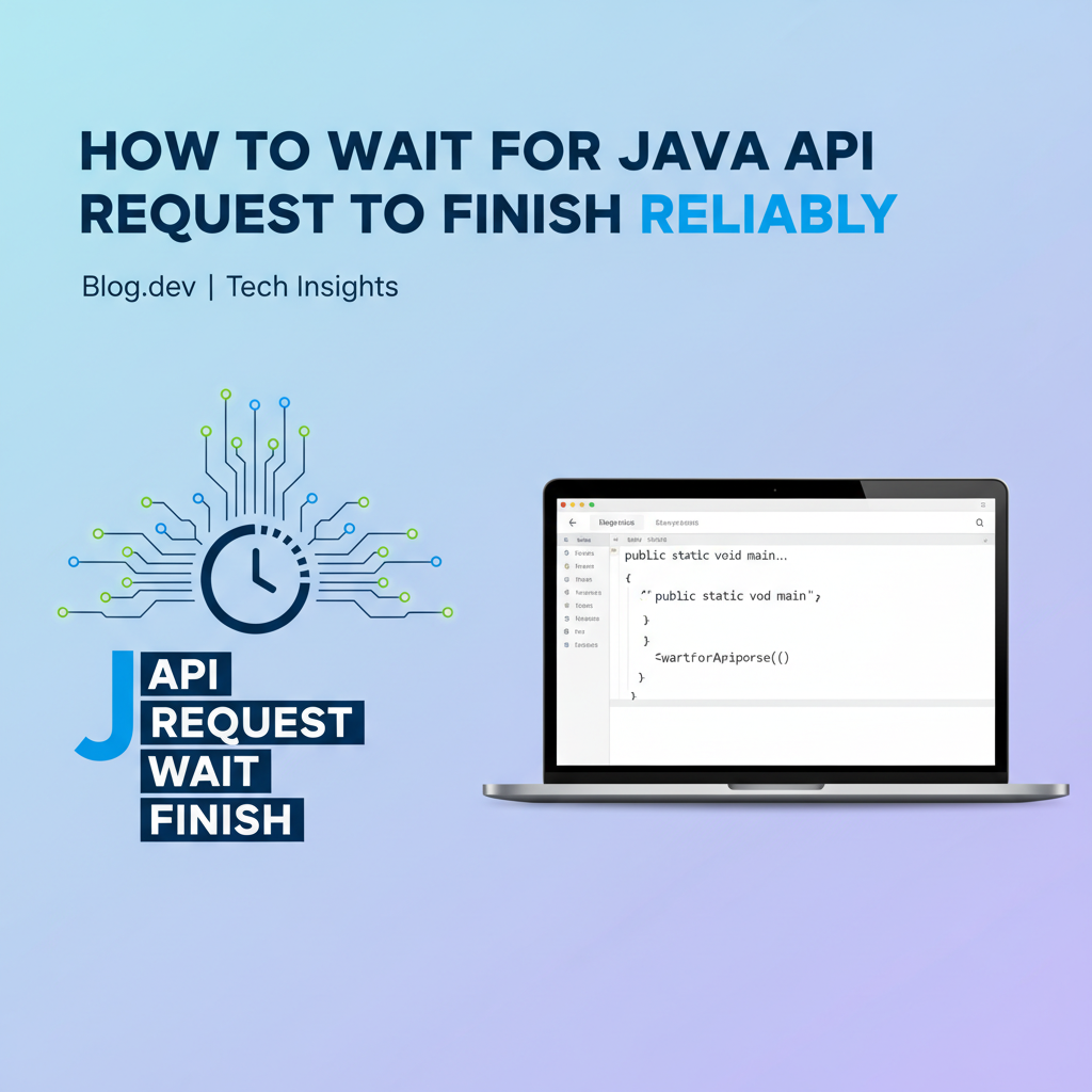 How to Wait for Java API Request to Finish Reliably