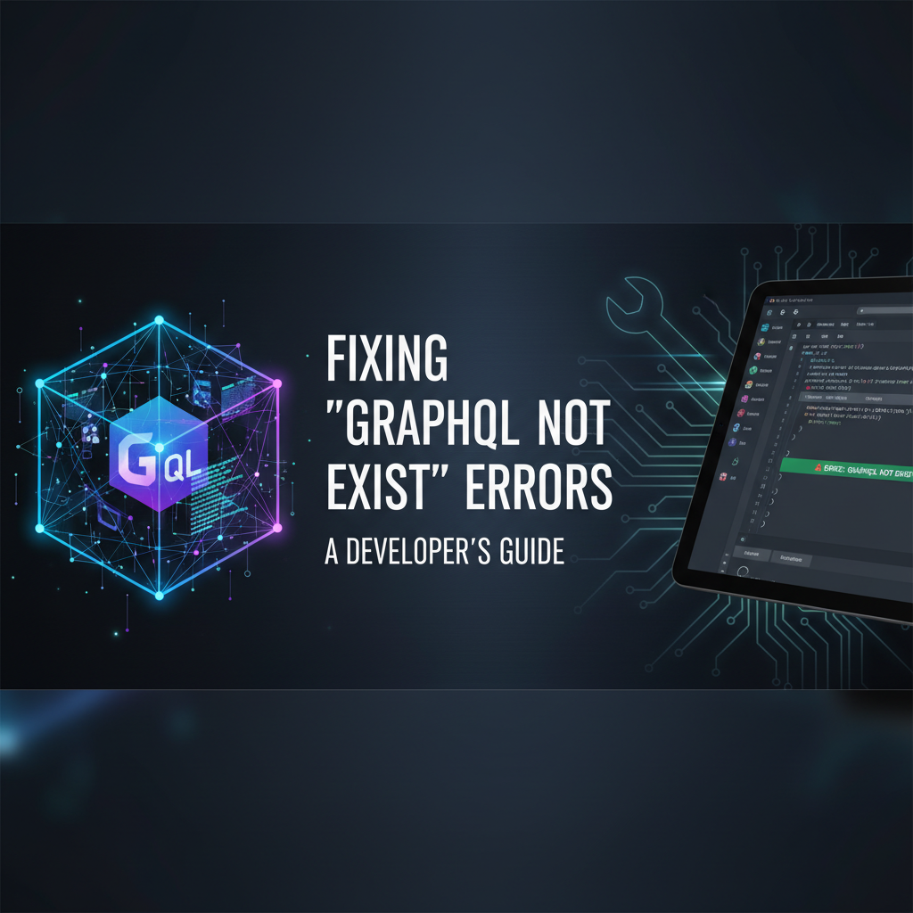 Fixing 'GraphQL Not Exist' Errors: A Developer's Guide