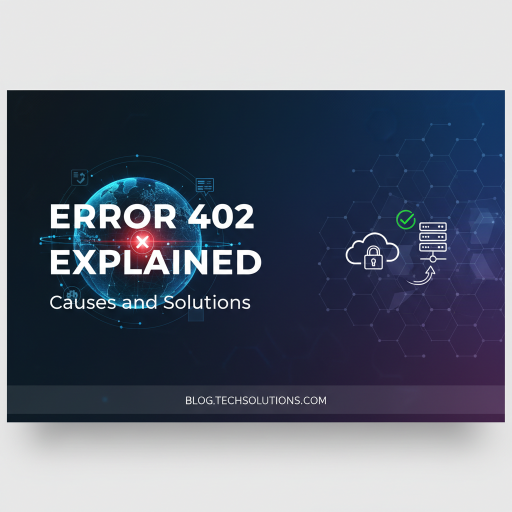 Error 402 Explained: Causes and Solutions