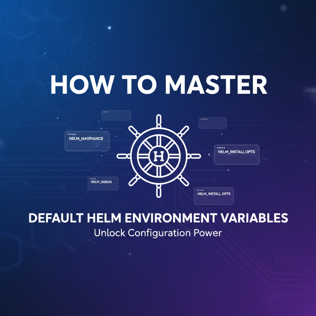 How to Master Default Helm Environment Variables