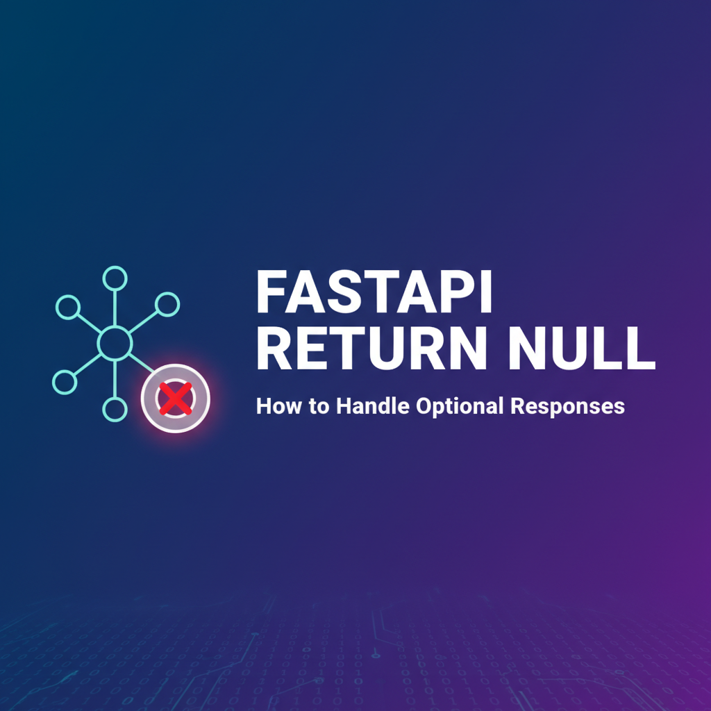 FastAPI Return Null: How to Handle Optional Responses
